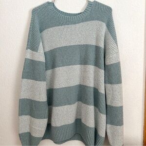 Hollister Blue Striped Sweater
